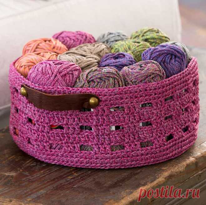 Crochet Storage Basket Pattern Lots Of Ideas | The WHOot Recipes, DIY, Craft, Gardening, Crochet and Kids activities.