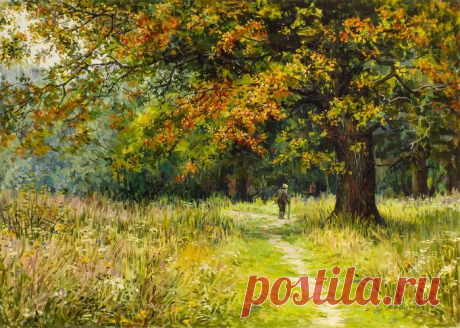 Осенние пейзажи в живописи Марии Вишняк