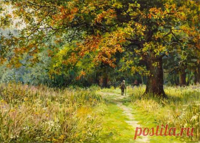 Осенние пейзажи в живописи Марии Вишняк