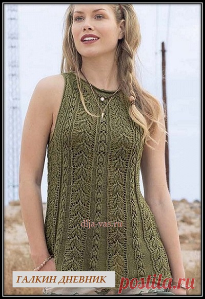 Летний женский топ спицами с открытыми плечами