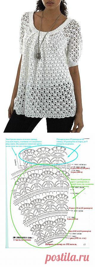 Белая туника.