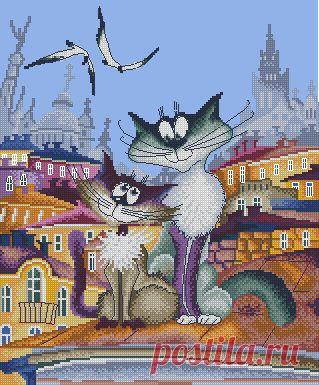 Коты вышивка крестом. Схемы вышивки смешных котов | Все о рукоделии: схемы, мастер классы, идеи на сайте labhousehold.com