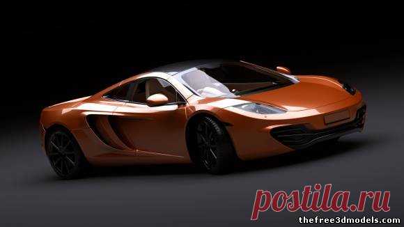MCLaren MP4-12c Free 3D Model - .max - Free3D
