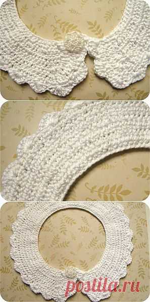 Tutorial de crochê: gola Peter Pan » BananaCraft