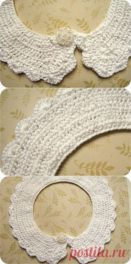Tutorial de crochê: gola Peter Pan » BananaCraft