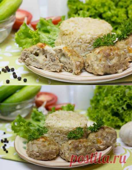Мясные шарики, запеченные в духовке с сыром внутри | Все Блюда