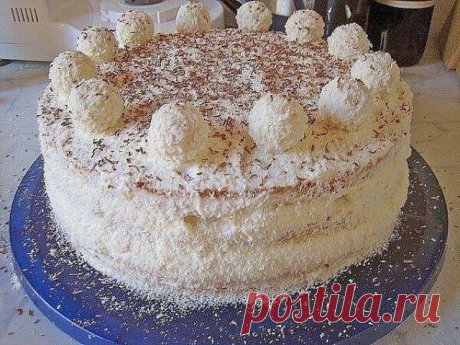 НЕЖНЕЙШИЙ ТОРТИК &quot;РАФАЭЛЛО&quot;. ПОПРОБУЕМ ПРИГОТОВИТЬ?