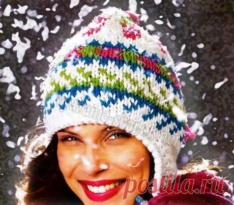 ВЯЗАНИЕ ШАПОК: женские шапки спицами и крючком, мужские и детские шапки, вязаные сумки | Страница 2