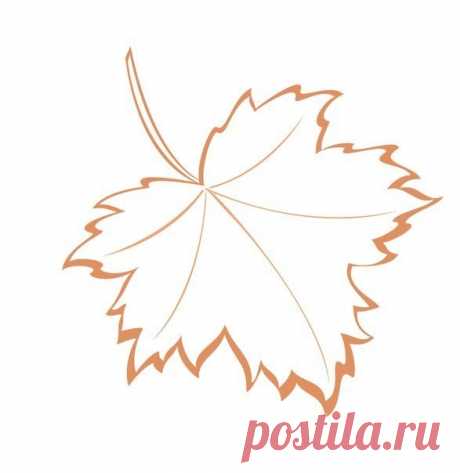 Шаблоны осенних листьев для творчества