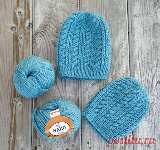 Вяжем шапочку Перу из новой пряжи от Nako. Узор