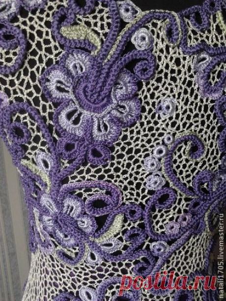 Платье Кружевная симфония - платье,платье вязаное,платье летнее,платье вечернее