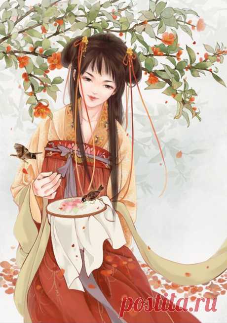 〔 古风美人 〕作者' 山岚                                                     
〔Древняя красота〕 Автор 'Шан Лан