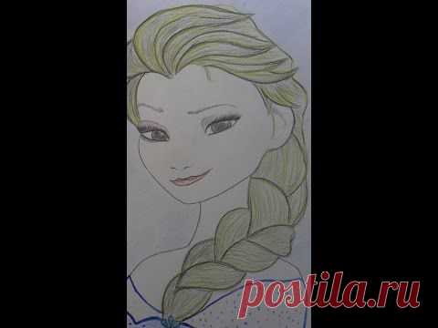 Мастера рукоделия - рукоделие для дома. Бесплатные мастер-классы, фото и видео уроки - Видео мастер-класс по рисованию карандашами: Рисуем Эльзу. Холодное сердце
