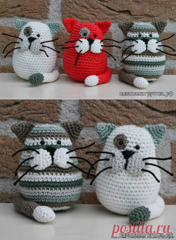 Котенок Крош Описание - Игрушки крючком