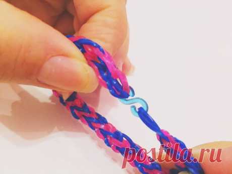 Loom Bands: Как плести браслет «рыбий хвост»?