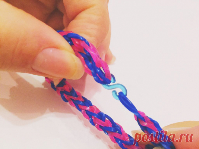 Loom Bands: Как плести браслет «рыбий хвост»?