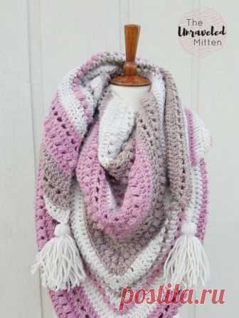Шаль крючком What You Love Shawl - блог экспертов интернет-магазина пряжи 5motkov.ru