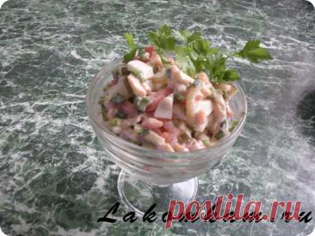 Салат &quot;Из кальмаров&quot;.