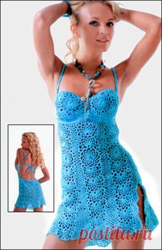 Ажурный сарафан &raquo; Сайт "Ручками" - делаем вещи своими руками