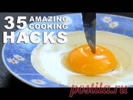 35 INCREDIBLE COOKING HACKS