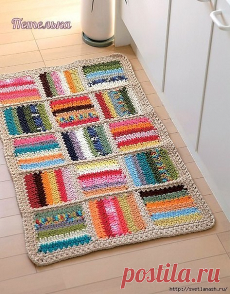 Irish crochet &: RUG = КОВЕР