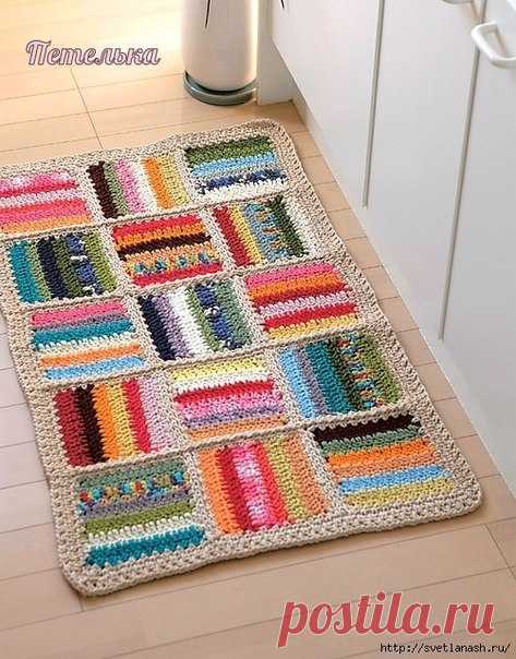 Irish crochet &: RUG = КОВЕР
