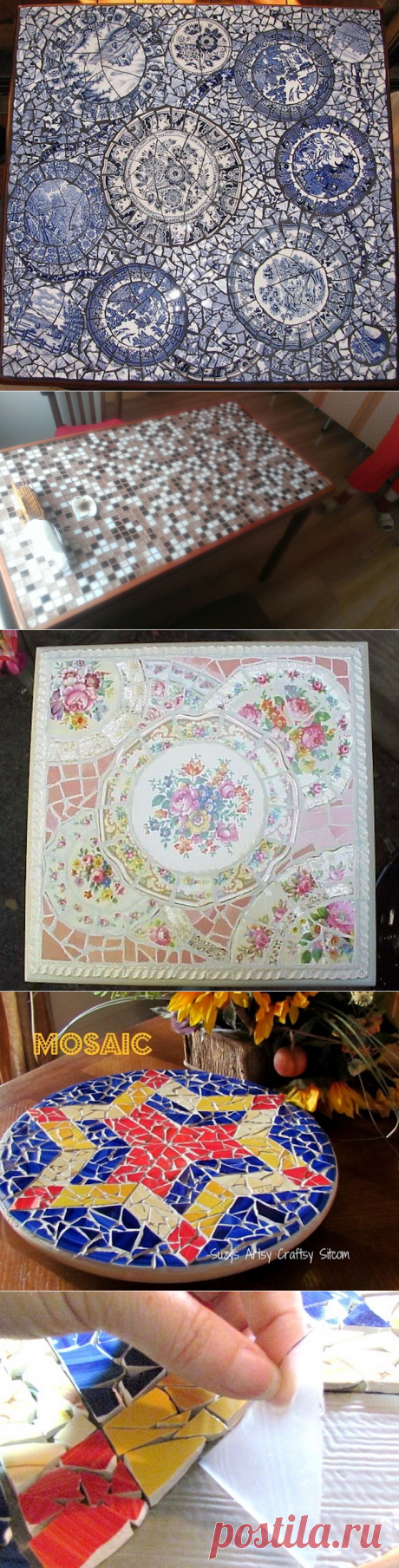 Мама взяла разбитые детьми тарелки и превратила в вещь, которой теперь гордится вся семья