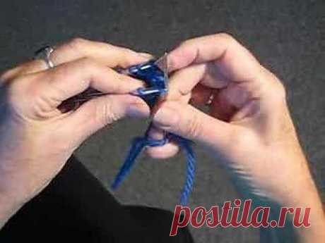 ▶ THE KITCHENER STITCH VIDEO (GRAFTING) - YouTube  Соединение вязаных полотен методом &quot;графтинг&quot;