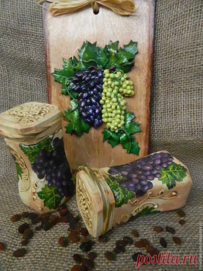 Декупаж на баночках от Ирины Абрамовой
