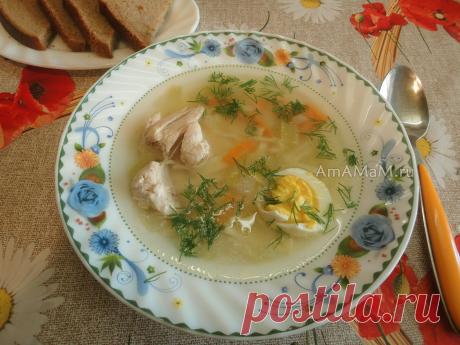 Домашняя лапша на курином бульоне с сельдереем