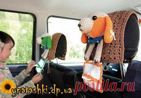 Подголовник - салфетница в машину