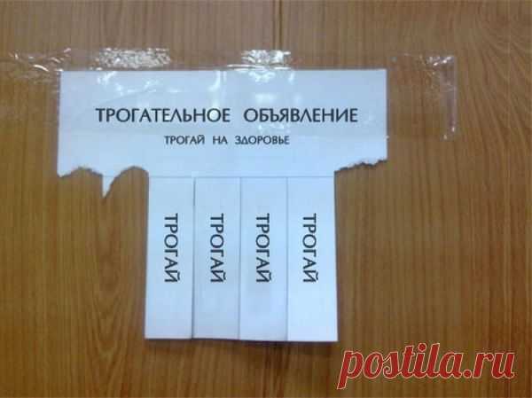 20 объявлений, которые гарантировано поднимут настроение
