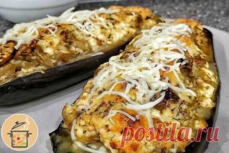 Вкусные баклажаны. 

Ингредиенты:
-Баклажан 1 шт
-Творог 100 гр
-Сыр 50 гр
-Яйцо
-Зелень