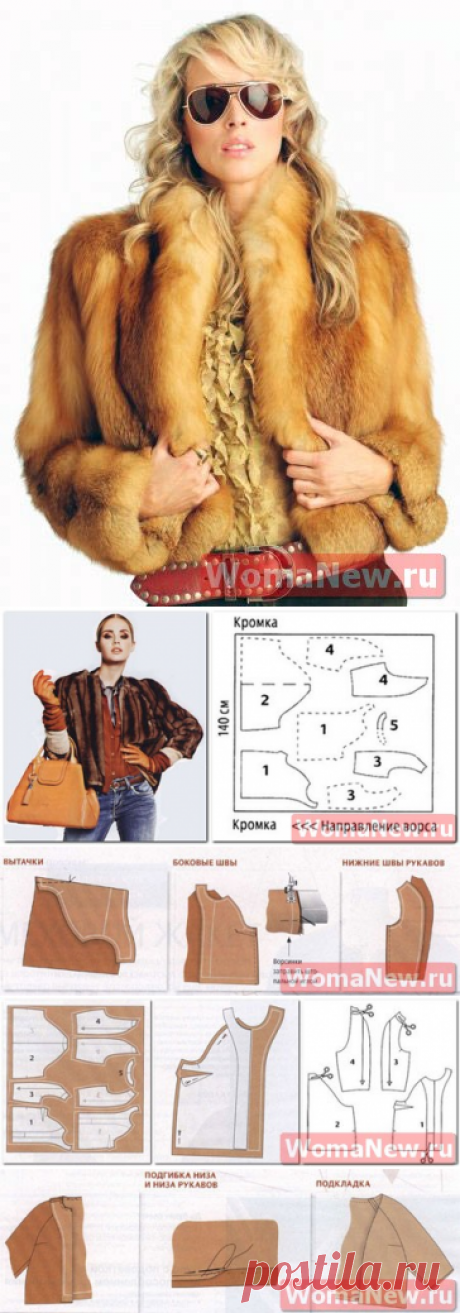 Как сшить шубу | WomaNew.ru - уроки кройки и шитья