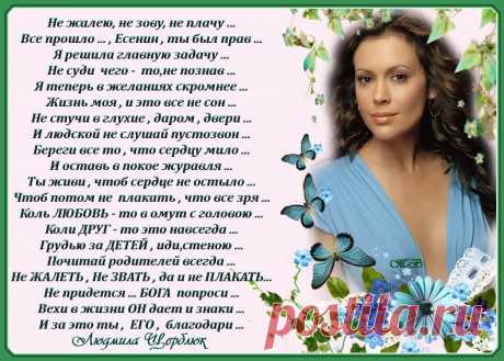 Не жалею, не зову, не плачу...