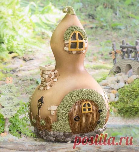 из декоративной тыквы