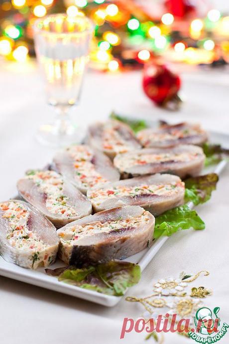 Фаршированная сельдь - кулинарный рецепт