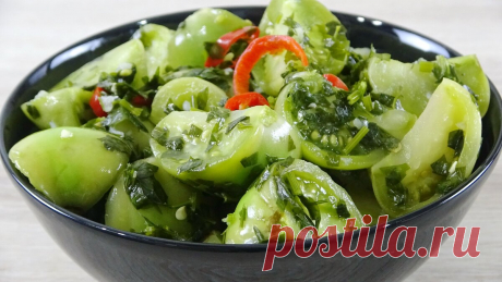 Зеленые помидоры не обязательно только солить.  | Волшебная еда | Яндекс Дзен