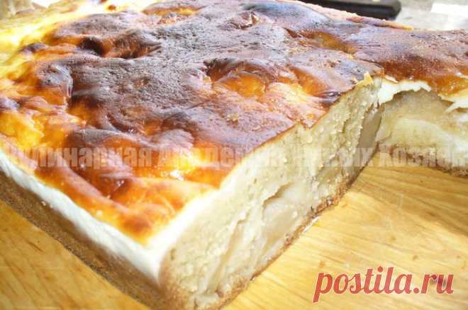 Яблочный пирог на сметане - - вкуснее шарлотки, а готовить легче!