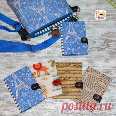 Шьем обложку для паспорта с застежкой - Ярмарка Мастеров - ручная работа, handmade