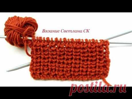 115 Узоры спицами полуанглийская резинка / Светлана СК