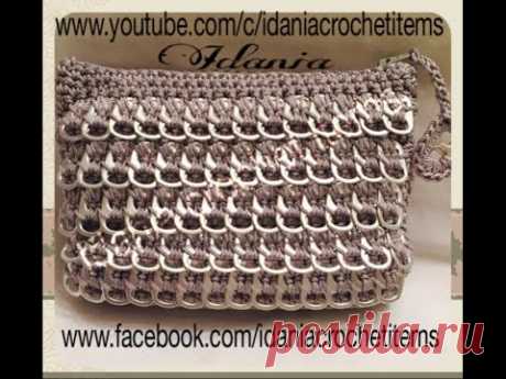 DIY:&quot;Bolso Plateado&quot; hecho con anillos de lata