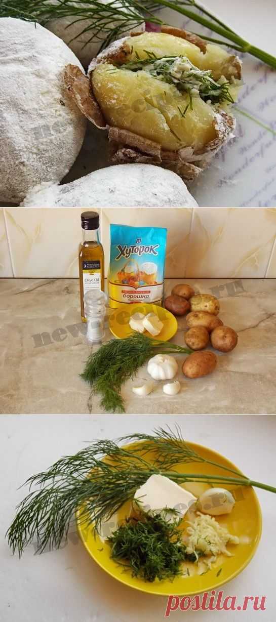 Картошка печенная рецепт в микроволновке за 10 минут!