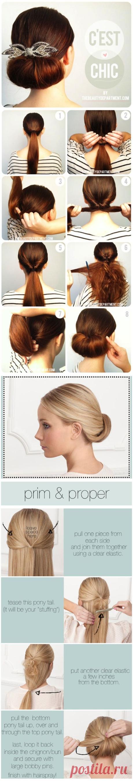 Wedding Hair Inspiration &amp; Tutorials: The Classic Chignon