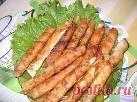 Закусочные "сигареллы" из лаваша