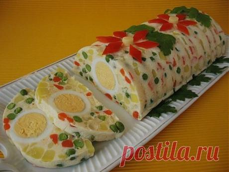 САЛАТ-ЖЕЛЕ С ОВОЩАМИ