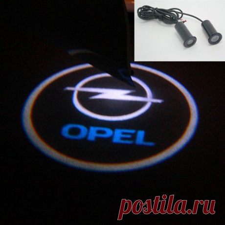 Бесплатная доставка авто автомобиль логотип двери свет LED Эмблема света призрак тени света привело лазерный лампу визитки на Опель-в источник света от автомобилей и мотоциклов на Aliexpress.com