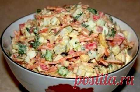 Салат «Валерия» с морковью по-корейски | ГОТОВИМ ВКУСНО И ПО-ДОМАШНЕМУ