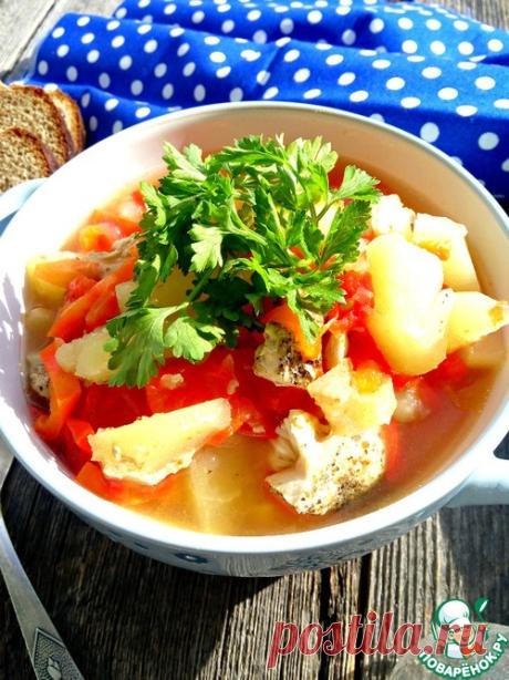Нежный суп-гуляш из куриного филе - кулинарный рецепт