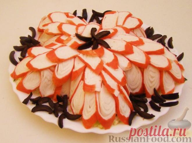 50 рецептов салатов из крабовых палочек